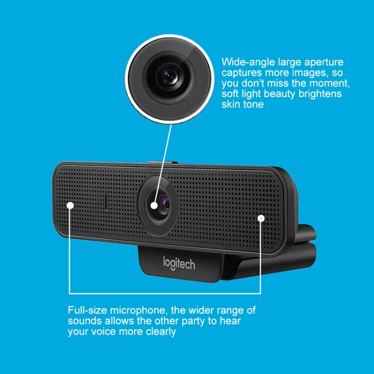 Original Factory Logitech C925E 1080p HD Webcam Computer