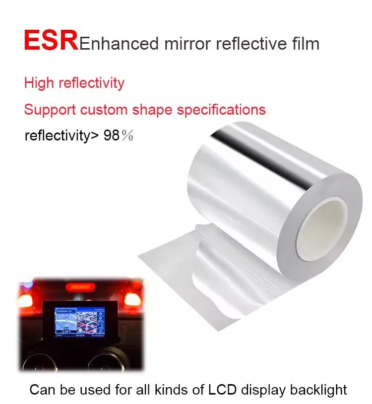 Reflective Film Esr Double-sided Silver 65um 80um 90um Reflective Sheet ...