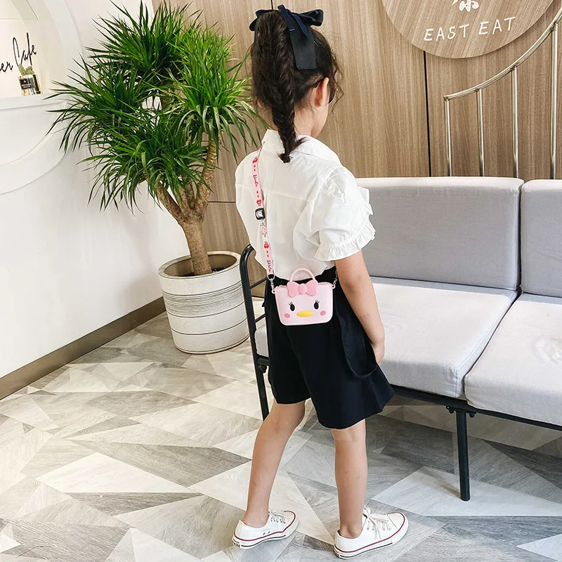 New Korean kids shoulder messenger bag mini coin purse accessory bags lil girls purses girls cute crossbody bag