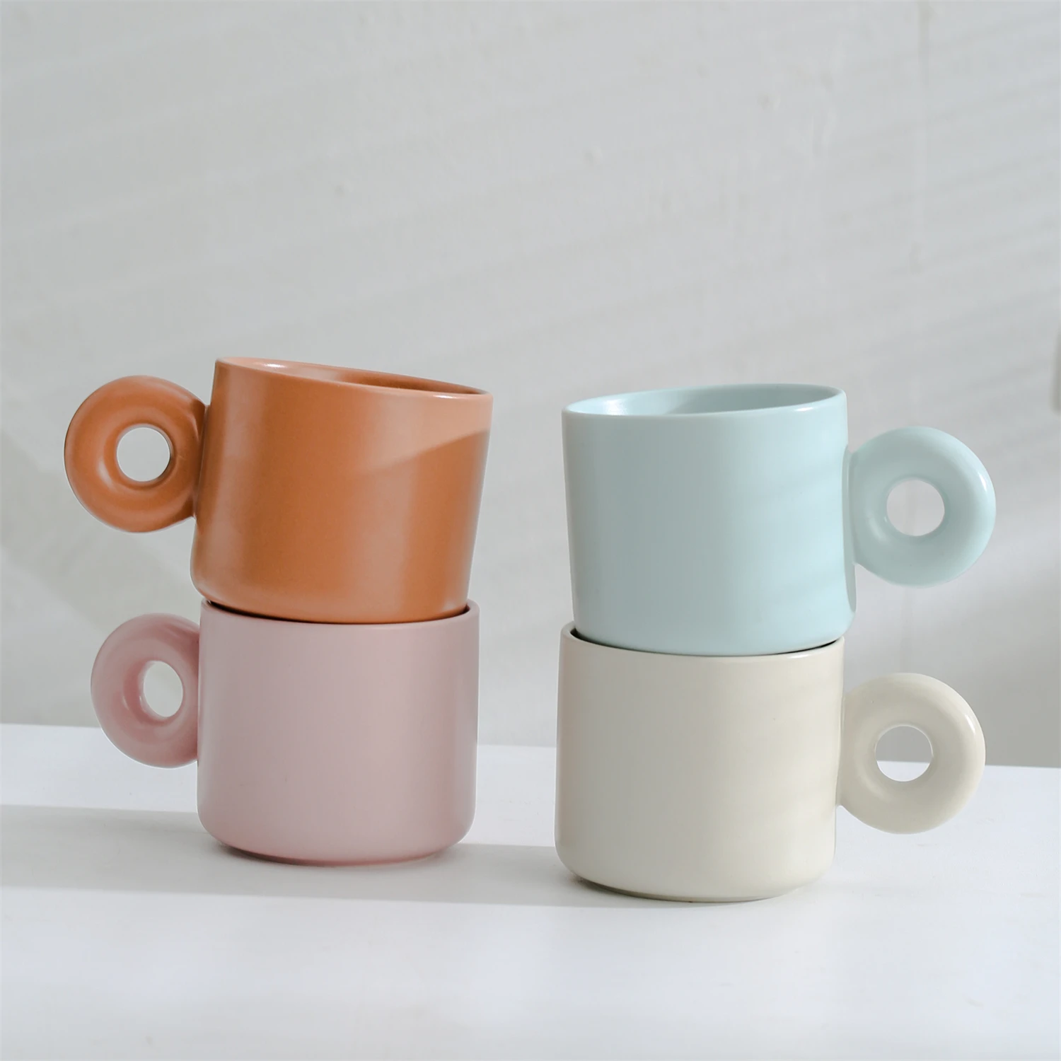  customized ceramic matte glazed mug-64