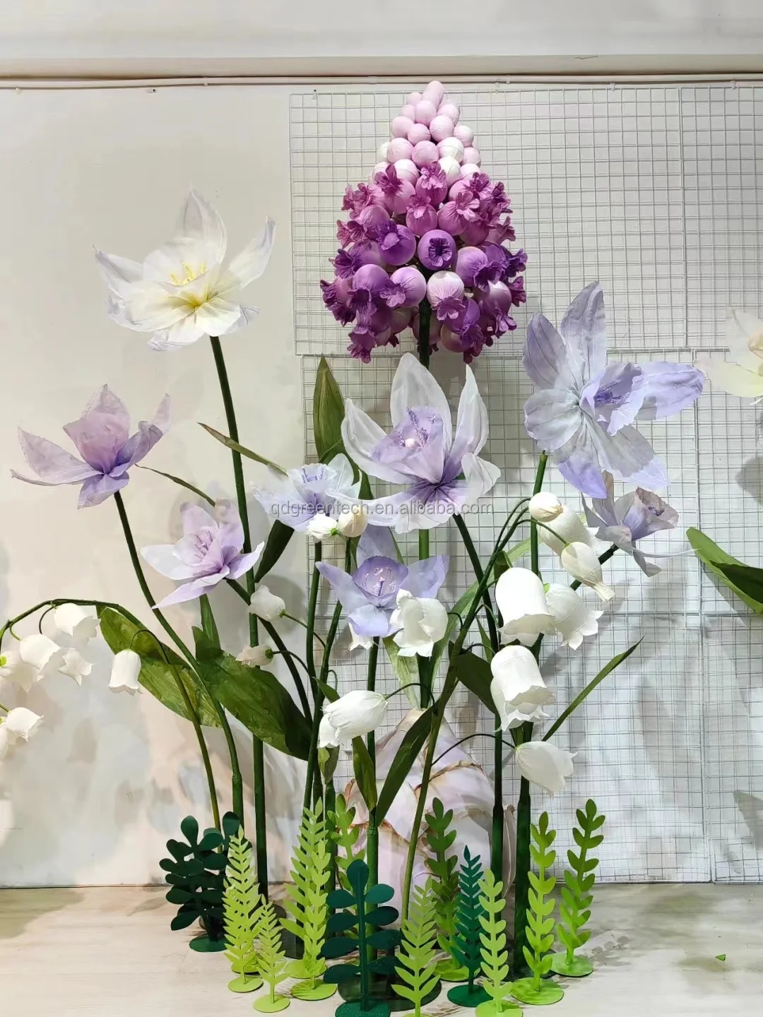 N101 Giant Peony Poppy Flowers With Stem Stand 30100cm Heads Big Huge