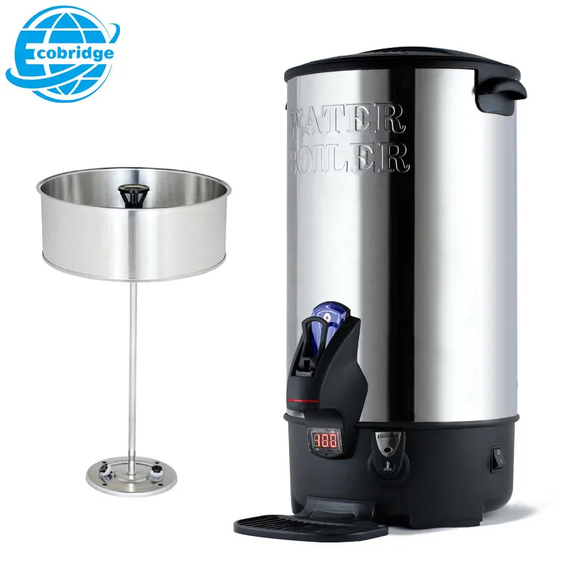 110V Commercial/Office Hot Water Milk Dispenser 8.8L Stainless Steel 1500W