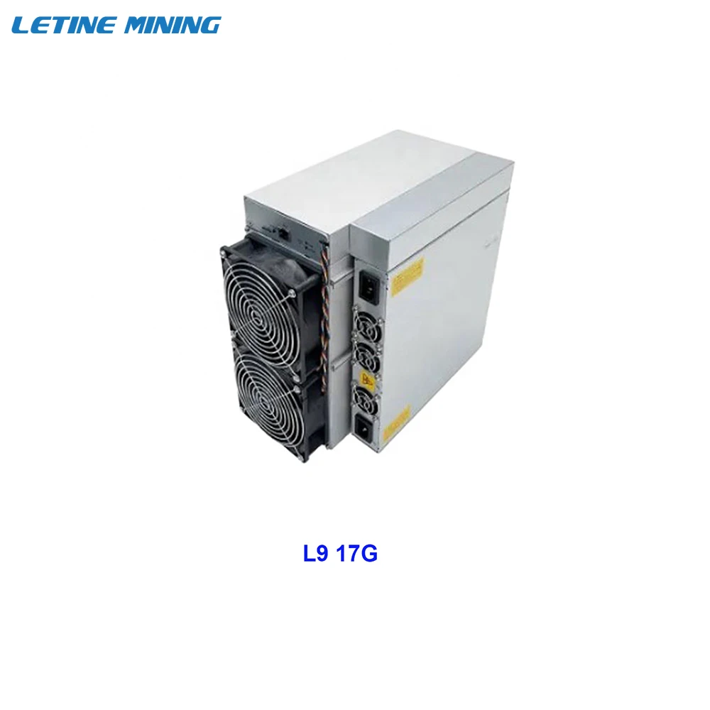 New Crypto Asic Miner Bitmain Antminer L9 17G 16.5G 16G for Doge LTC Bell  Scrypt Blockchain Miner