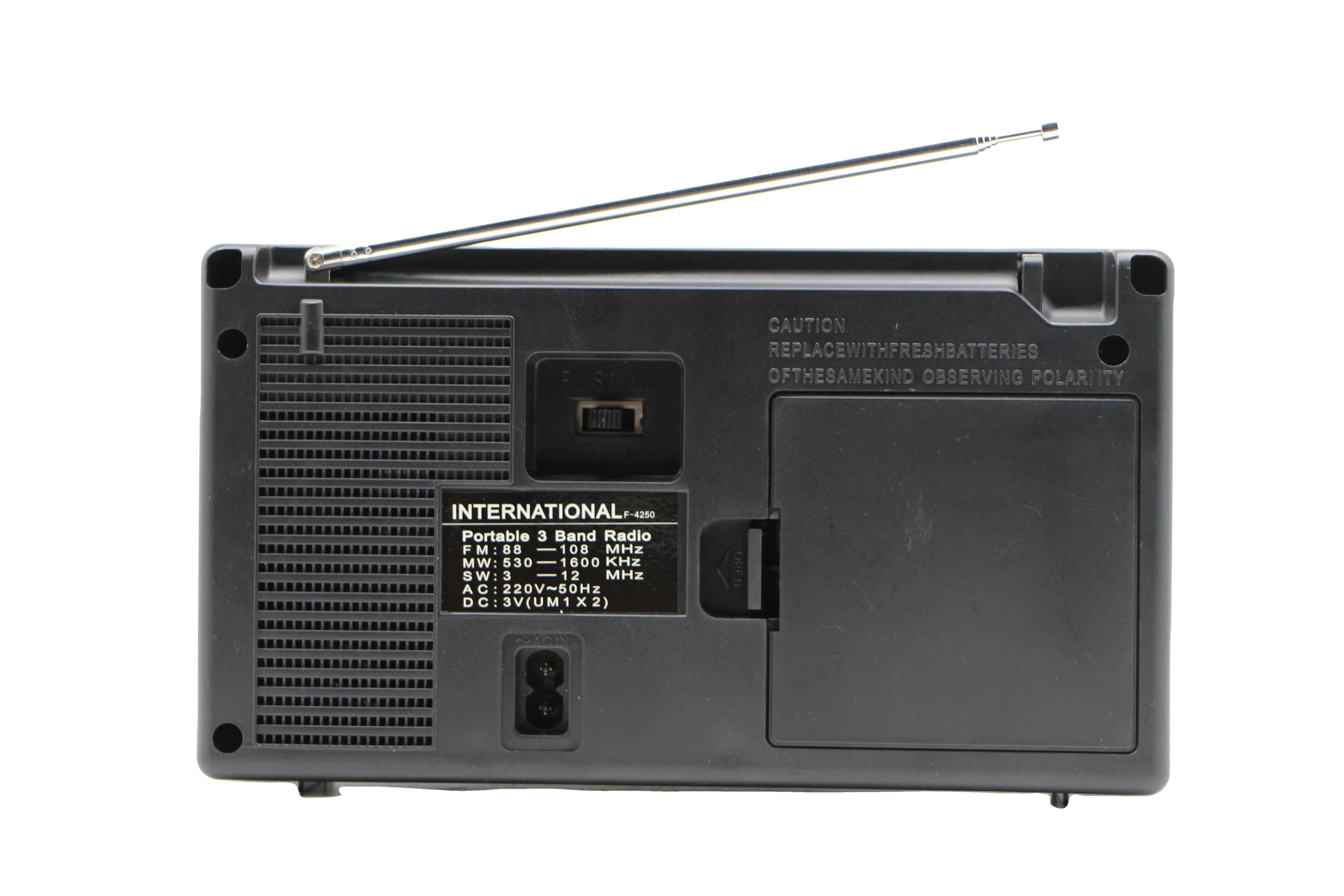 2024 экологически чистый Abs Высокочувствительный портативный Ac Dc мощность 5 диапазонов Fm радио портативный Кемпинг Am Fm радио с антенной