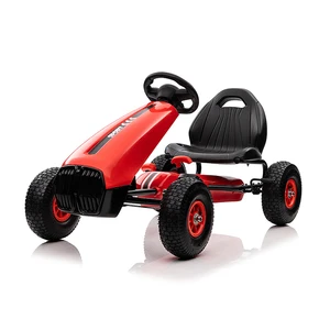 2023 Newest Unisex Ride-On Pedal Powered Go Kart Battery-Powered Kids' Toy for Ages 2-7 Years Made of Durable Plastic