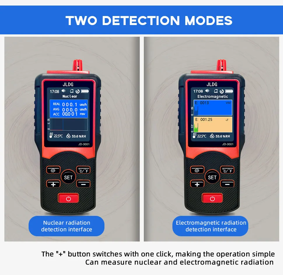 2023 JLDG JD-3001 Hot Sale Nuclear Radiation Detector Geiger Counter Beta Gamma Detector