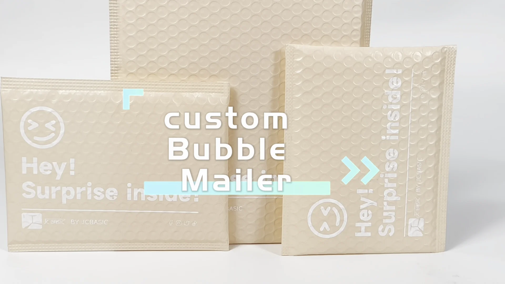 Hot Sell Multicolor Bubble Envelope Mailers Custom Logo Padded