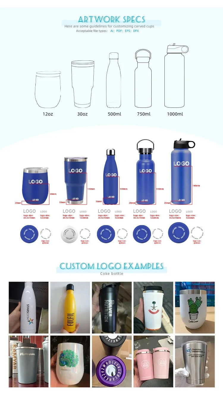 500ML Stainless Steel Vacuum Flask Gift Set Office Business Style Thermos Bottle Outdoor Hot Water Thermal Insulation Couple Cup