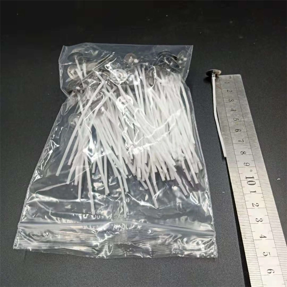 Лидер продаж, предварительно вощеный подсвечник из натурального хлопка, используется для изготовления свечи, силиконовая форма для фитиля