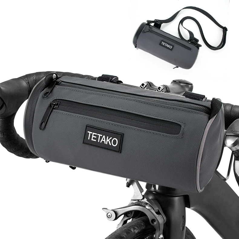 Large Capacity Waterproof Travel Outdoor Bike Front Bag Tube Handlebar Cycle Bags Bicycle
