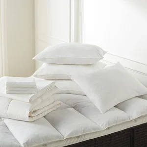 Hotel White 200-1000TC 100% Cotton 400TC Bed Sheets Solid Color Duvet Bedding Set