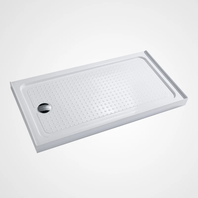 Custom Center Drain Resin Shower Base Pan Bathroom Rectangle Shower