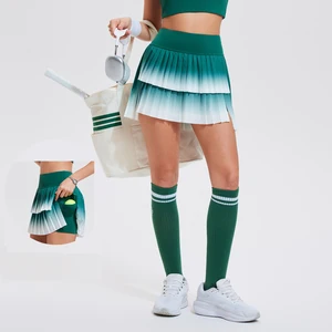 Custom Tennis Wear Summer Casual Sports Skorts Skirts Fashion Athletic Women Tennis Golf Skirt with Pocket