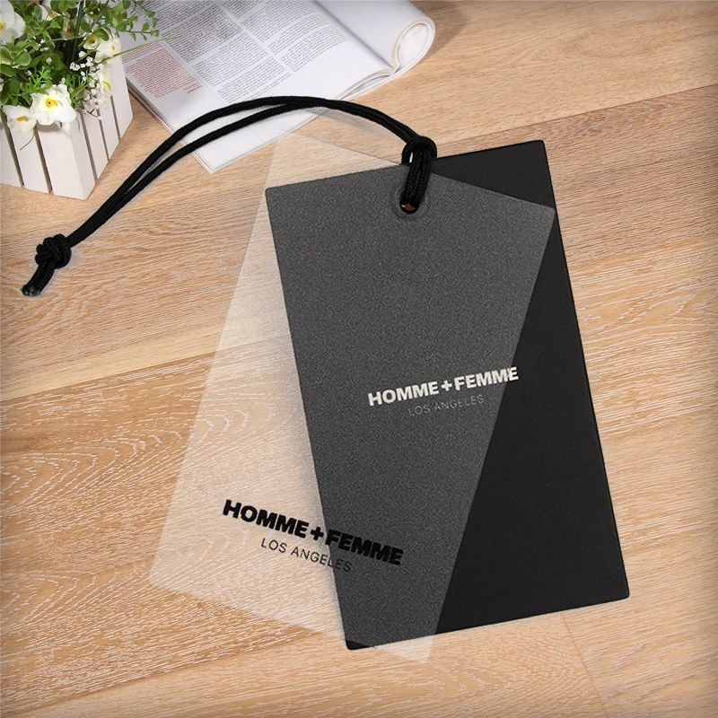 Tag Product Garment Tag Hang Tag Clothing Label Paper Customized Logo PVC Custom Logo Waterproof Carton Shoes & Clothing RFID