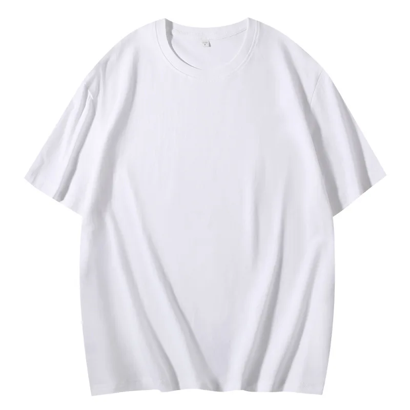 Wholesale High Quality White Tshirts Pour Hommes Blank Custom Graphic Printed Cotton Tshirt