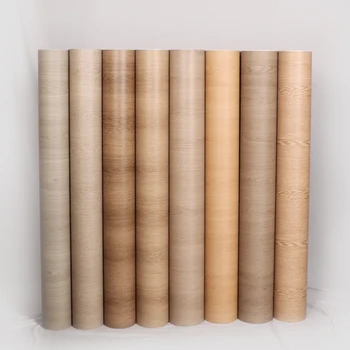 Wood Texture PVC Film,Film stickers wardrobe PVC self-adhesive wood grain sticker Contact Paper for Cabinets and Drawers