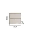 753570-armario doble blanco