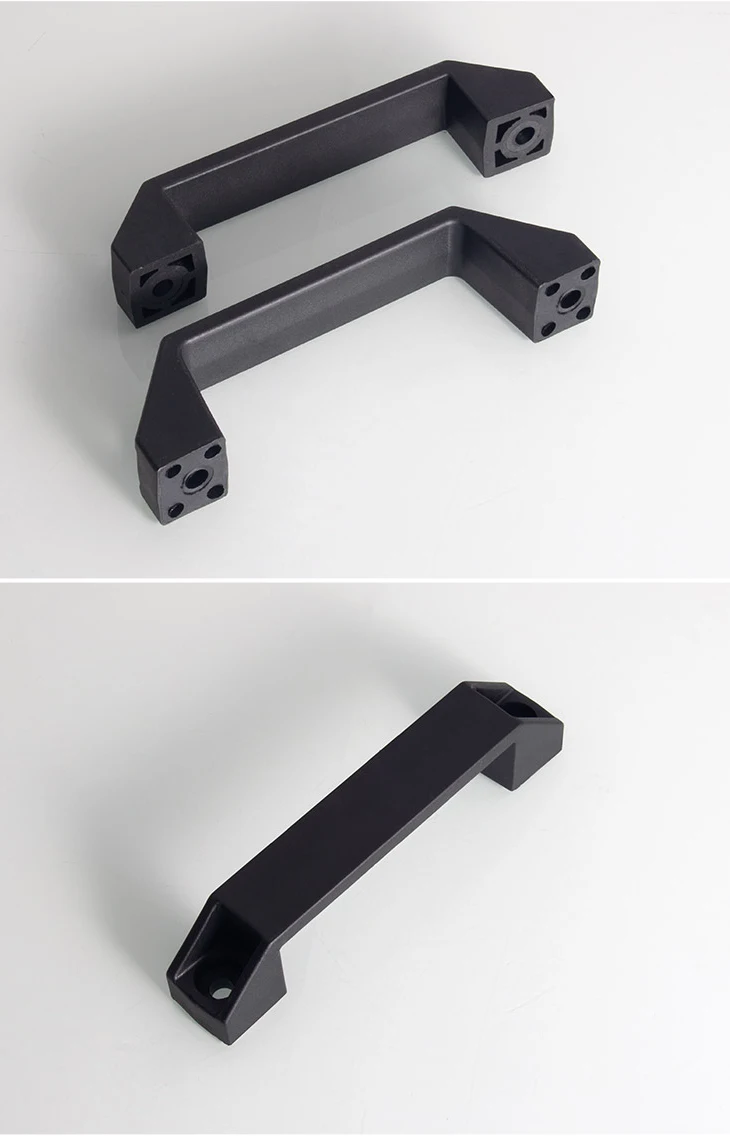 Hengzhu black cabinet handle PL006 plastic handle