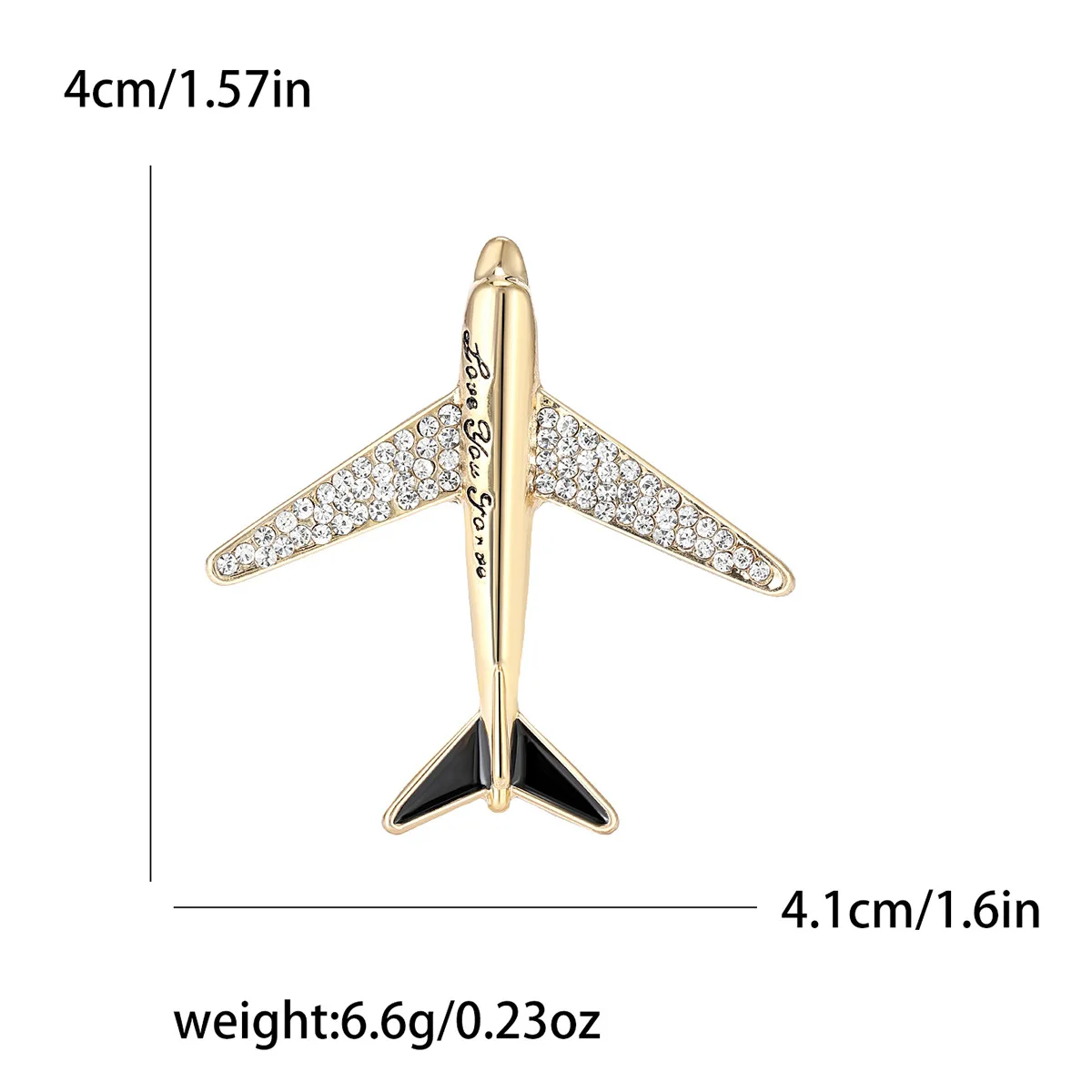 Lot De 20 Broches Avion En Alliage - Épingles Décoratives Métal Pour Veste Ou Sac à Dos