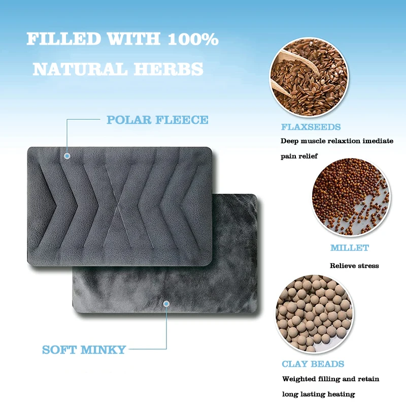 2023 New Design Microwavable Heating Pad Microwave Heating Pack