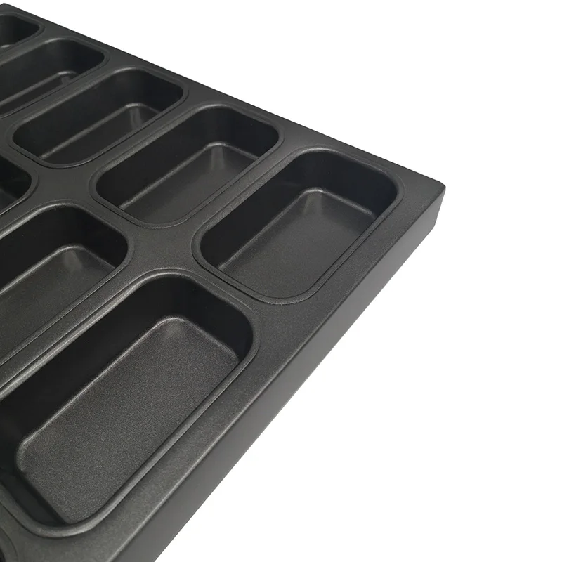 Rectangular Multi-mould Tray, alusteel cupcake mould factory