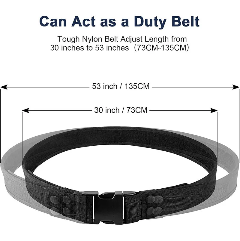 Tactical Outdoor Duty Utility Wear-resistant Waist Belt Durable and Fashionable Tactic Waist Belt High Quality Accessories Belts