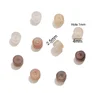Pink light pink multi-color transparent thin sheet spacer beads