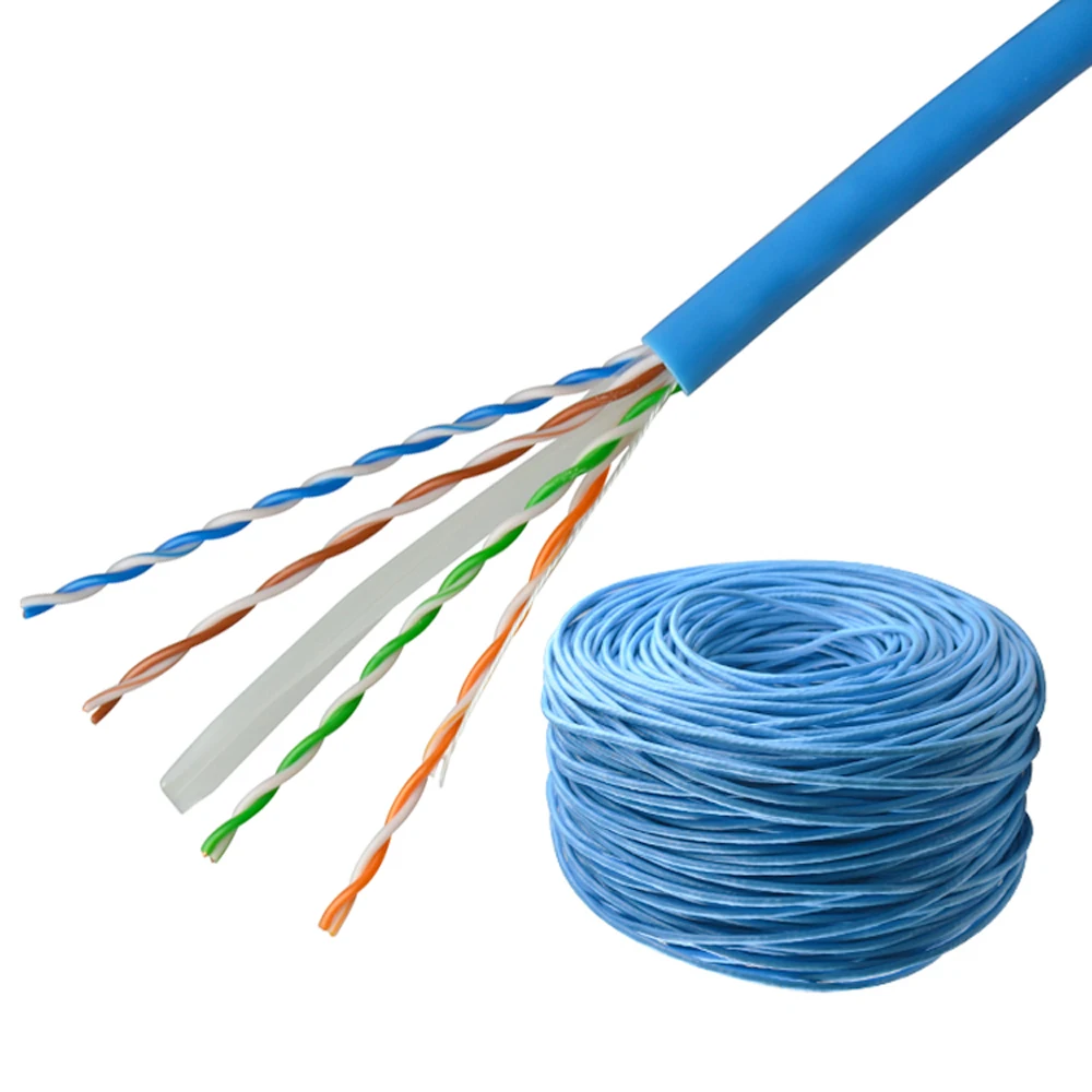 
SIPU цены по прейскуранту завода-изготовителя Lan кабель медь 24AWG 4P UTP/FTP/SFTP Cat6 сетевой кабель оптовая продажа cat 6 гигабитный сетевой кабель ethernet 