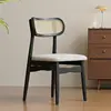 Polaire d'agneau blanche en bois noir