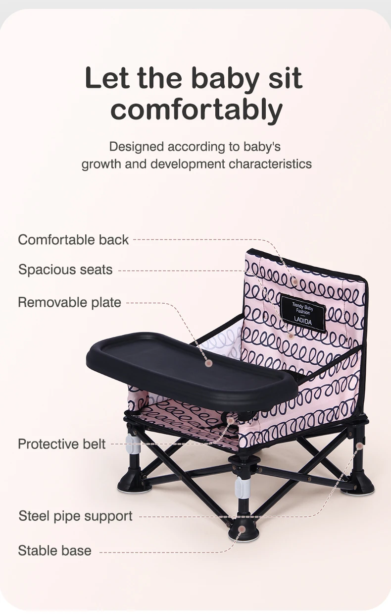 New Style Kid Chair Camping Travel Inflatable Baby Seat Portable Baby