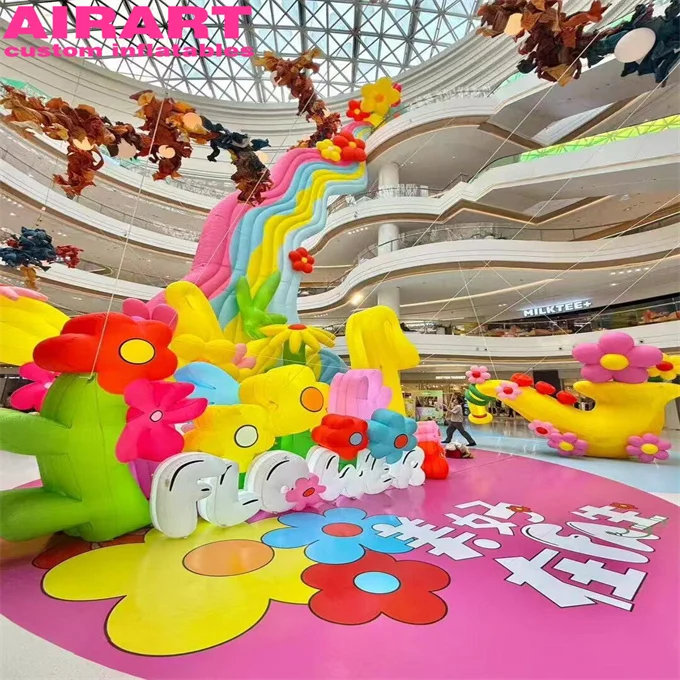 Custom Inflatable Cartoon Girl for the Anime Festival for Outdoor ...