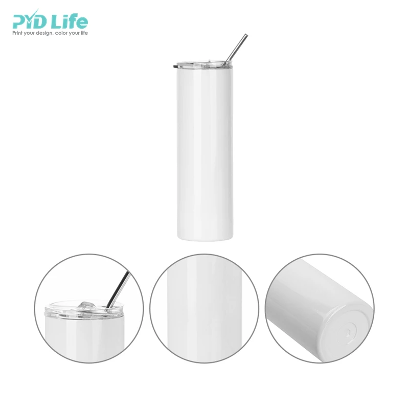 PYD Life RTS 22oz 650ml High Quality Wholesale White 304 Stainless Steel Sublimation  Blanks Tumblers Cups With Handle And Lid - Buy PYD Life RTS 22oz 650ml High  Quality Wholesale White 304