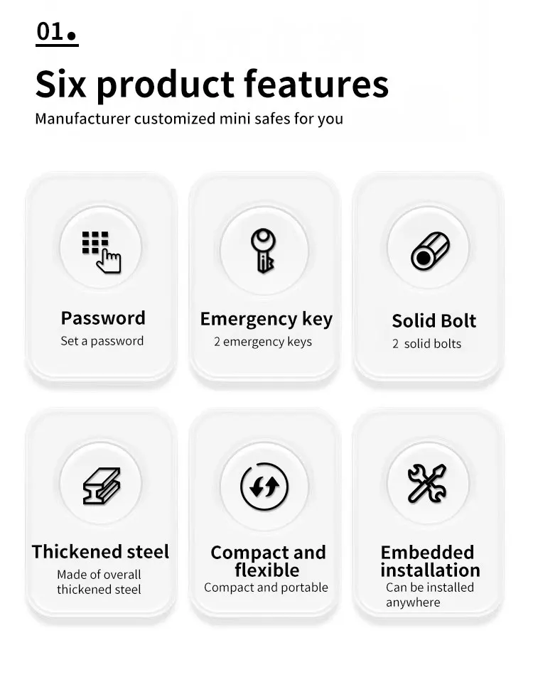 CEQSAFE Malaysia Timed With Key Cabinet Deposit in Wallet Combination Lock Safety Mini Safe Box manufacture