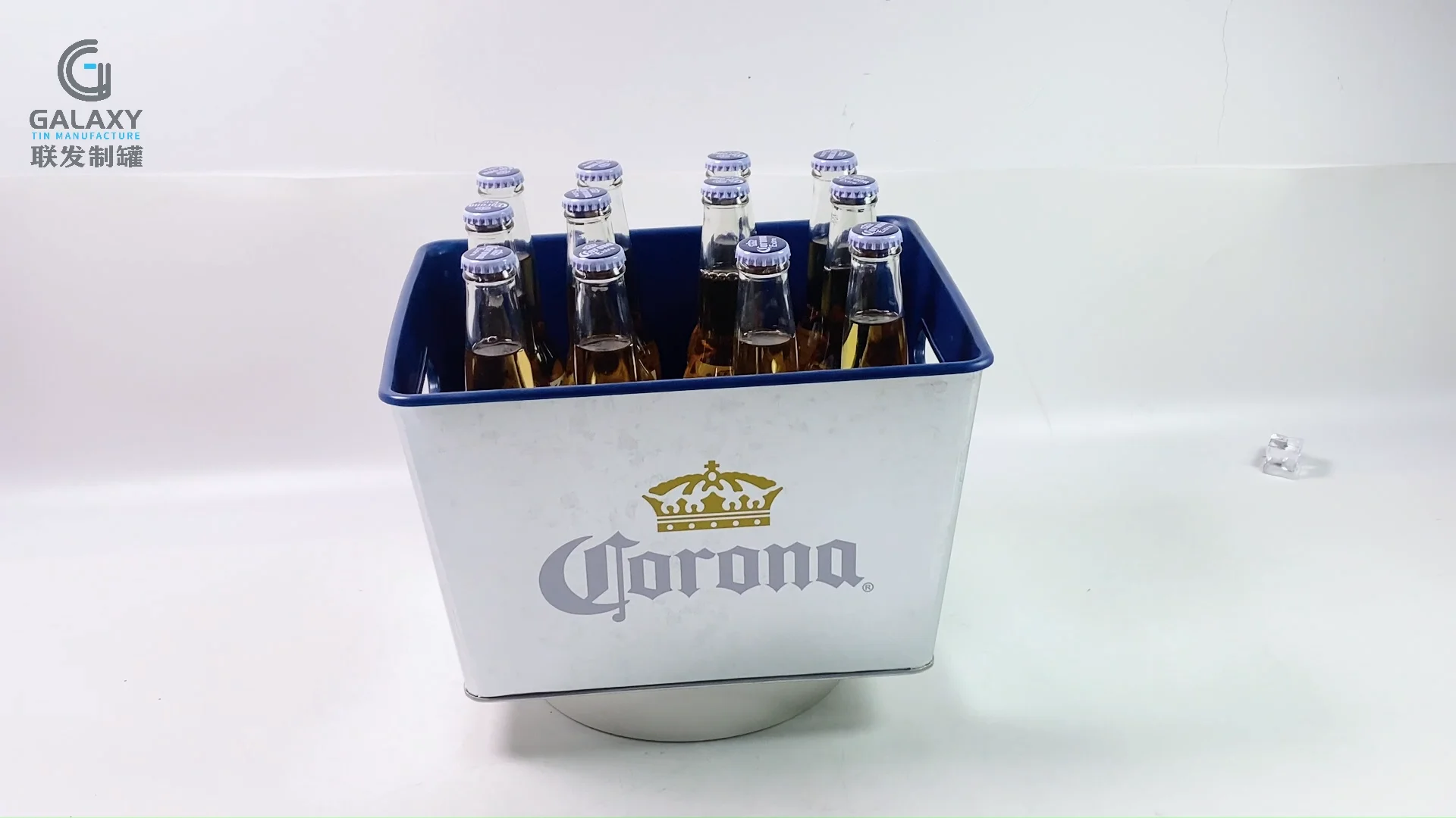 10l Custom Square Beer Ice Bucket Beverage Metal Ice Bucket Large Ice