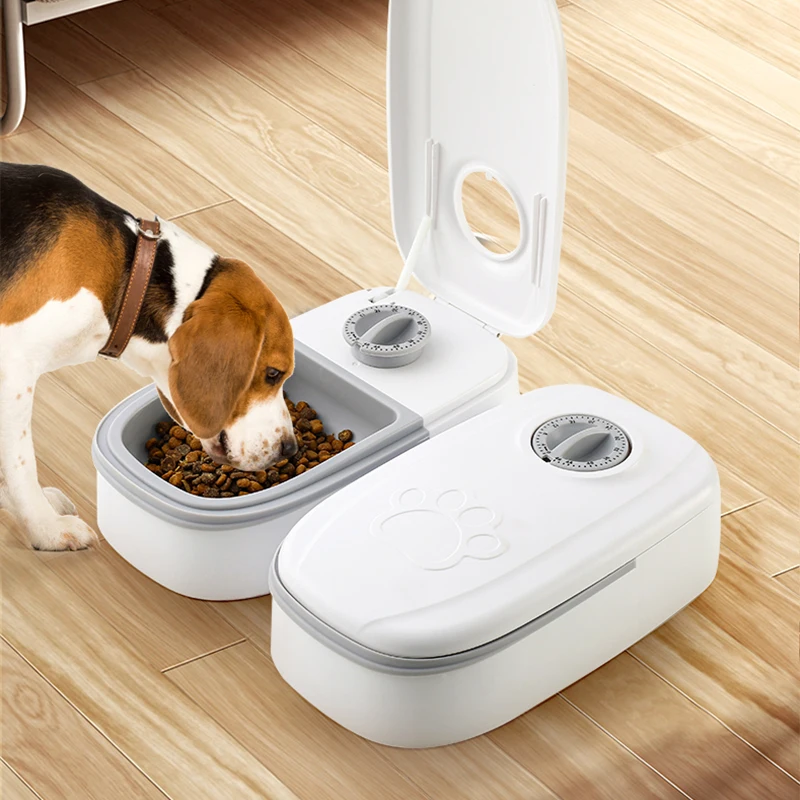 Automatic Timing Feeder Small Cat Smart Dog Timer Feeders Cats Dogs
