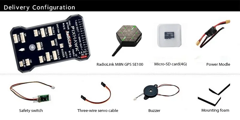 Radiolink Pixhawk Open Source Ardupilot Flight Controller M8n Gps Se100 ...