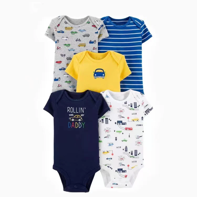 Factory Price Best 100% Cotton Newborn 6-24 Months Baby Clothing Onesie ...