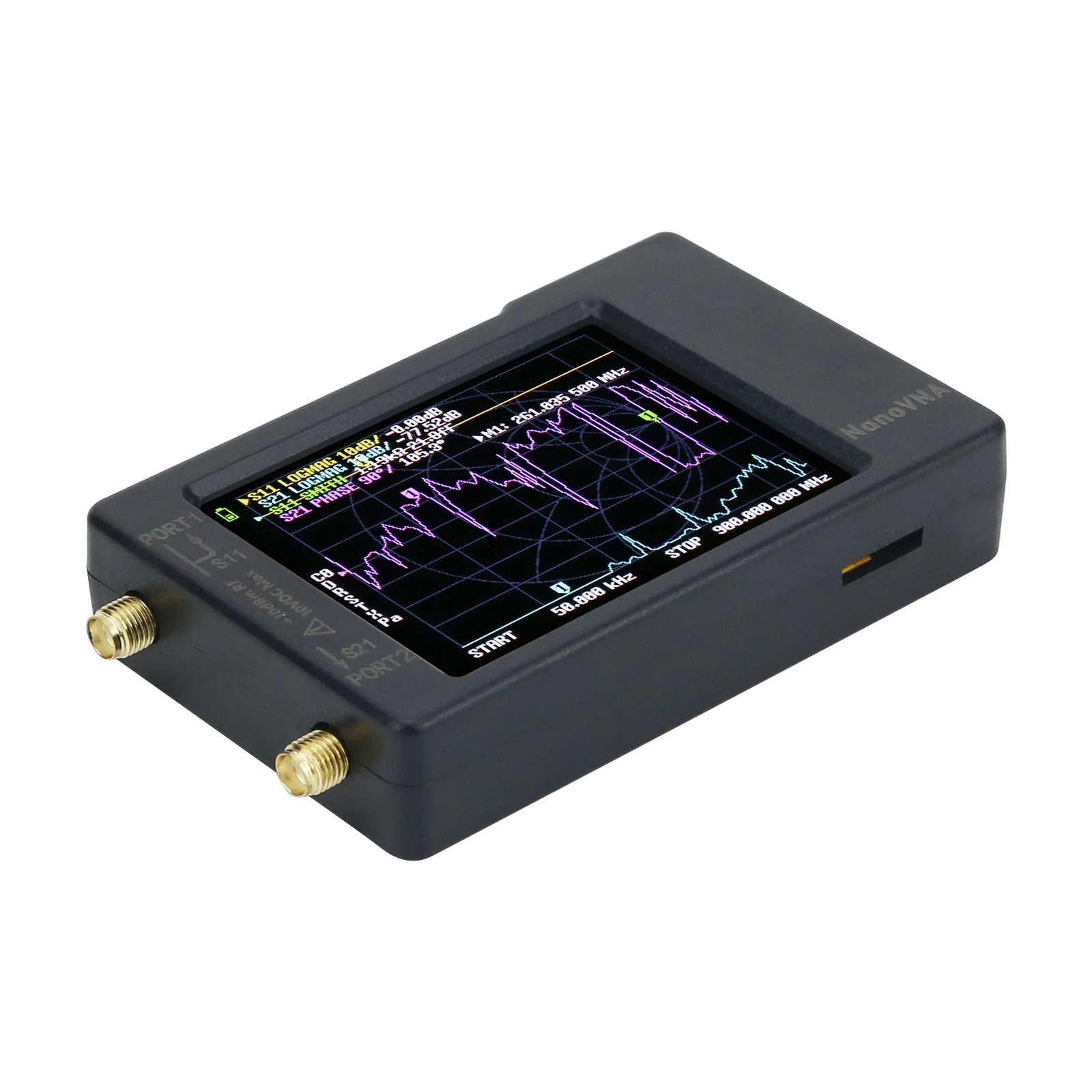 Nano Vna NanoVNA Analizzatore Di Rete Vettoriale - Per Antenne HF - Foto 3