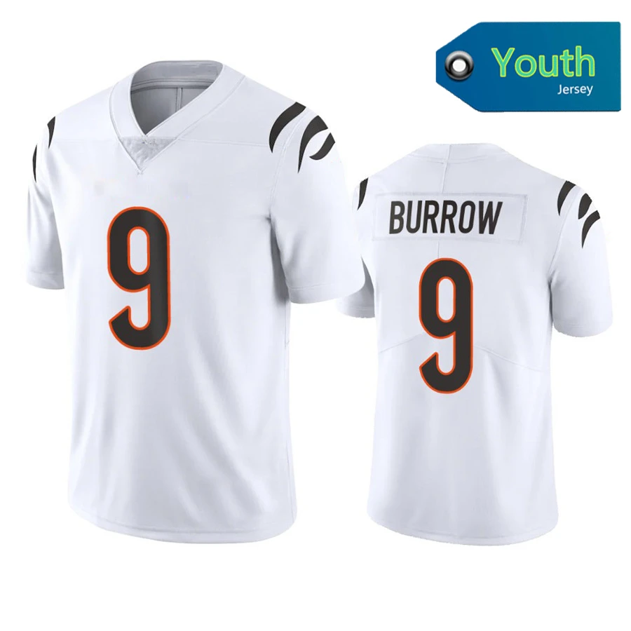 Wholesale Cincinnati Youth Jerseys 9 Joe Burrow 1 Ja'Marr Chase