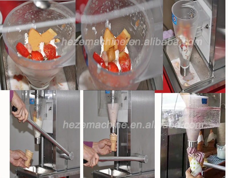 ニュージーランド製冷凍ヨーグルトアイスクリームブレンダー 750ML