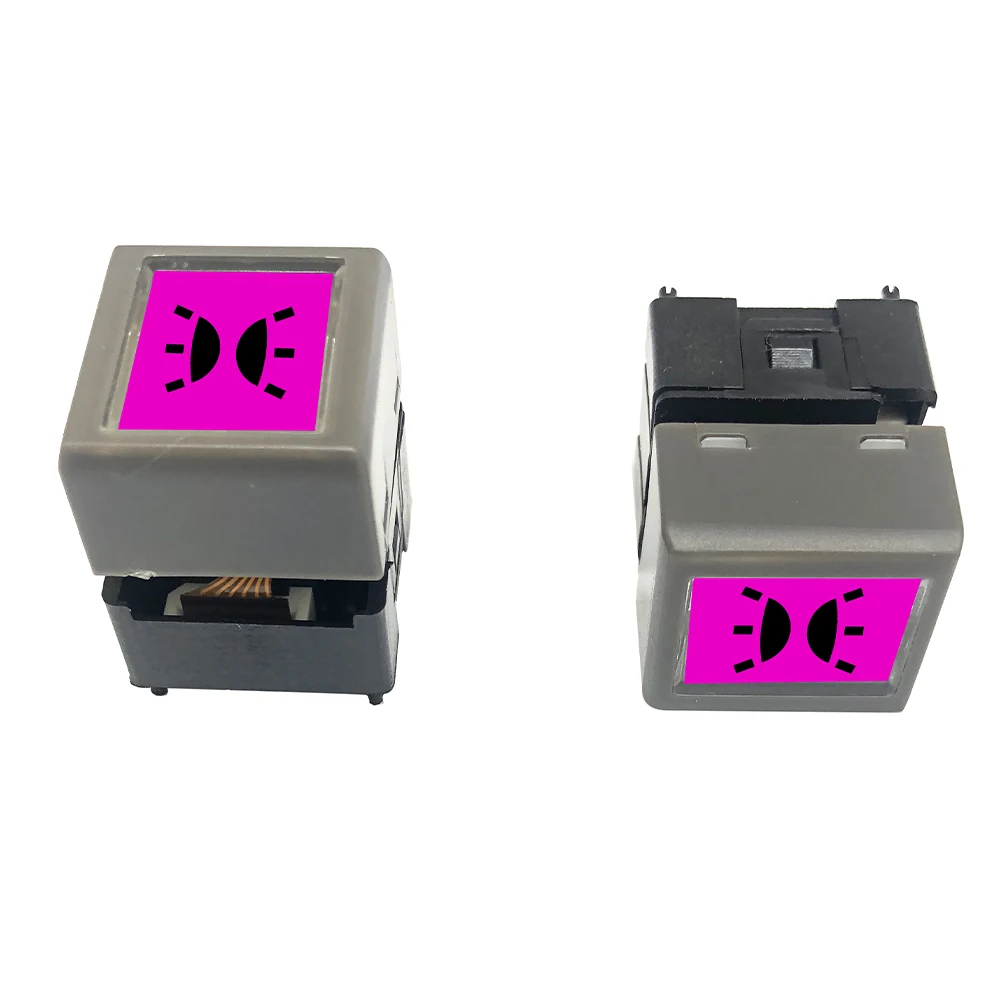 NKK RGB Backlight SPI Led Lcd Oled Display Screen Momentary Programmable Push Button Smart Switch