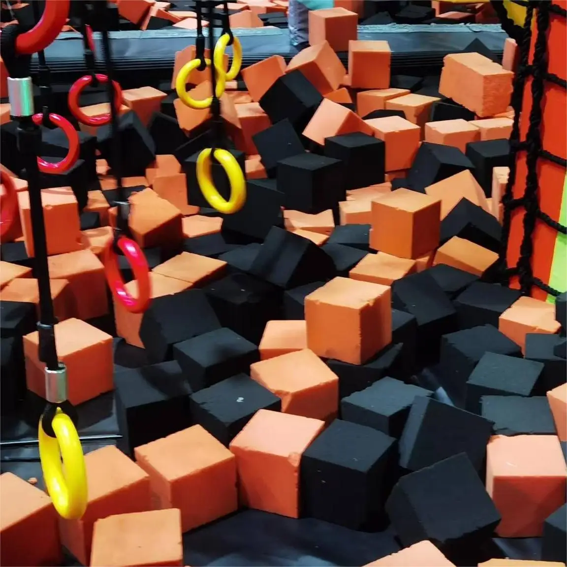 Hot Sale Custom Soft Foam Cheap Blocks Trampoline Park Gymnastics Foam Pit Cubes Foam Pool Sponge Pit Cubes for Children