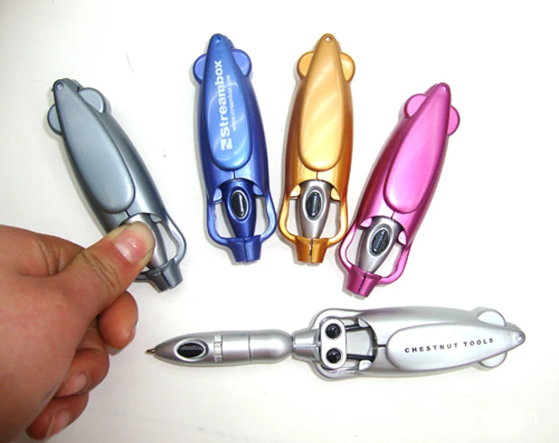 Оригинальная Пластмассовая шариковая ручка Роботизированный робот acrobat трансформаторные