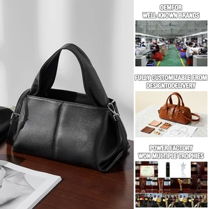 Wholesale Womans Custom Handbags High Quality Genuine Leather Bag Manufacturer Retro Luxury Crossbody Bags for Women Shoulder