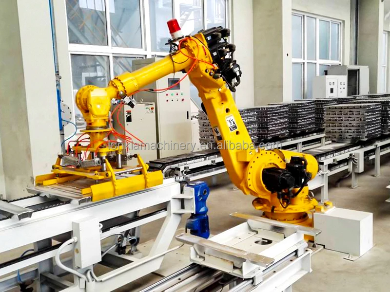 Customized Packing Line Automatic Carton Robot Palletizer Rotating ...