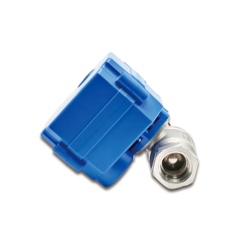 CWX Series 15Q DN20 CR01 12V Electric Actuator 2 Way Brass Motorized Ball Valve for Automatic Water