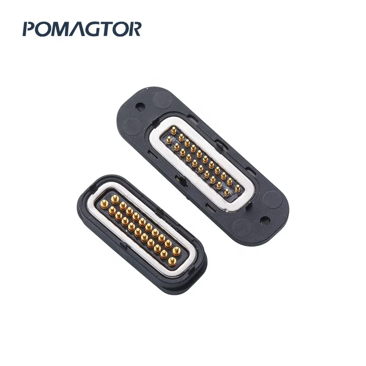 21 Pin Magnetic Pogo Pin Connectors Direct Manufacturer In China