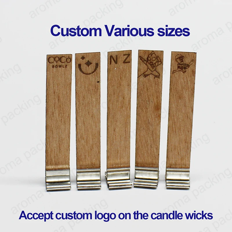 Wholesale Custom Cross Shaped Wooden Wicks For Fresh Air For Glass