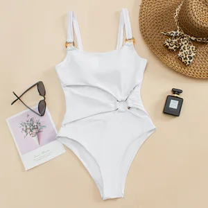 Hollow Out One Piece Swimsuit Trending Bathing Suits for Women Custom Logo
