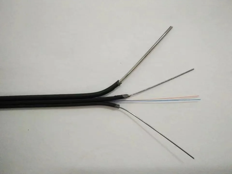 FTTH Drop cable with messenger 1Core  Outdoor Drop Cable